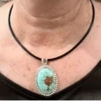 Turquoise Pendant- statement piece
