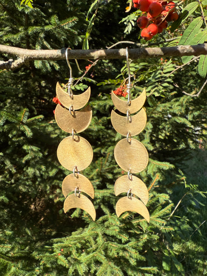 Moon Phase Earrings