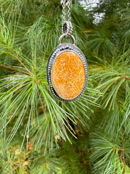 Fossil Coral Necklace