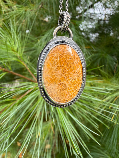 Fossil Coral Necklace
