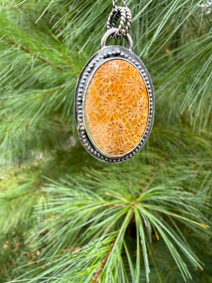 Fossil Coral Necklace