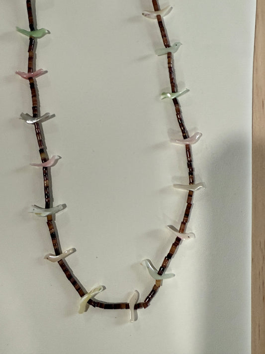 Vintage Bird Fetish Necklace