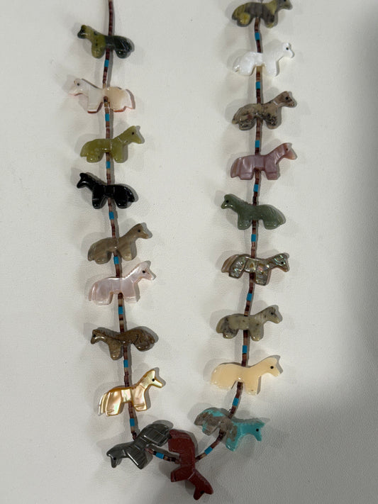 Vintage Horse Fetish Necklace