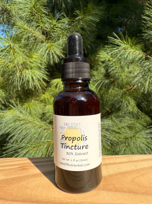 Propolis Tincture (extract) handcrafted from our honeybee hives