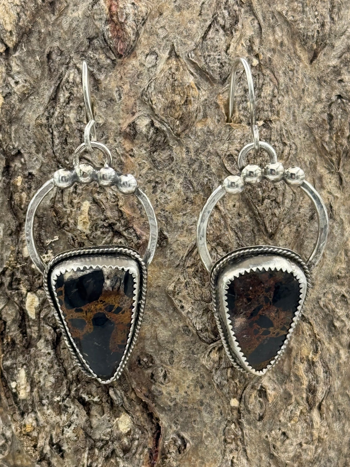 Iron Buffalo Earrings