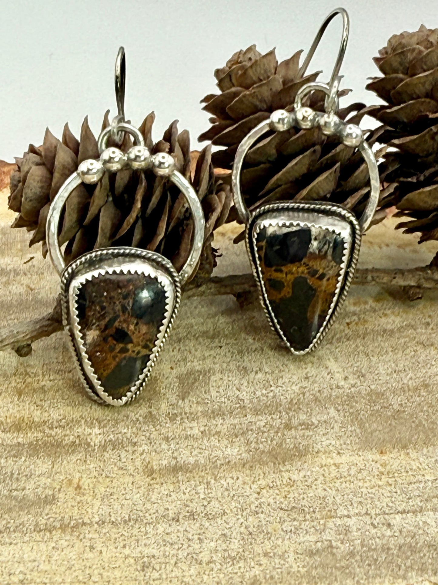 Iron Buffalo Earrings