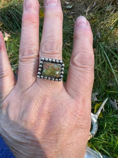 Adjustable Turquoise Ring