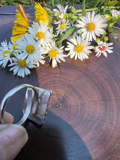 Adjustable Turquoise Ring