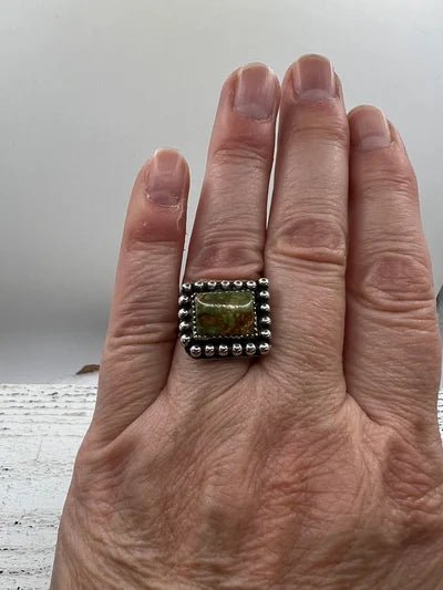 Adjustable Turquoise Ring